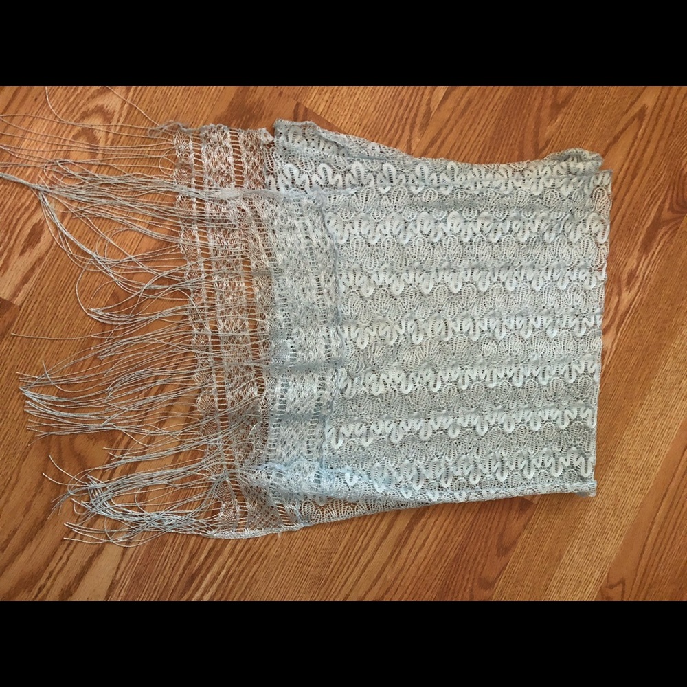 Pale Blue Scarf